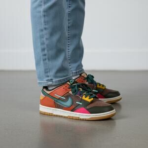 Nike Dunk Scrap Archeo Brown Multicolor Low Top Sneakers